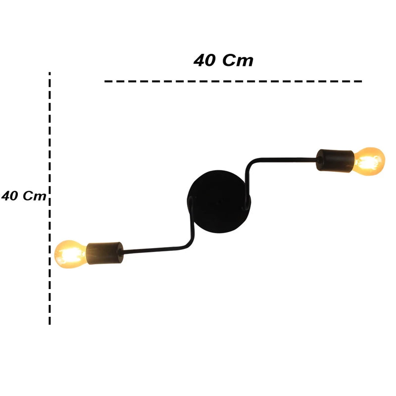 Luminária Sputnik Aranha 2 Braços