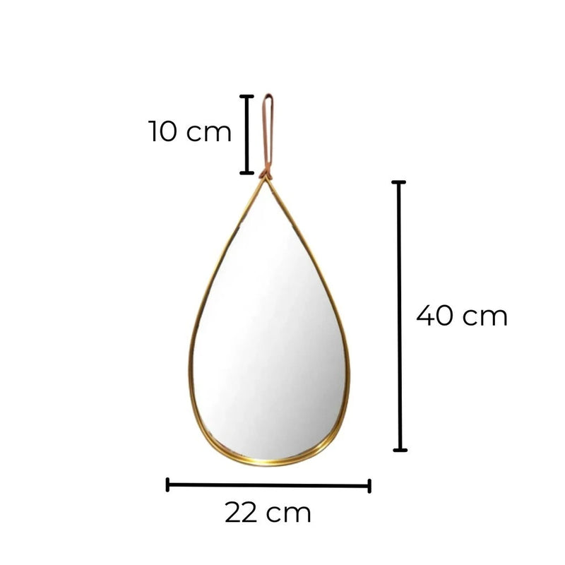 Espelho Formato Gota com Alça